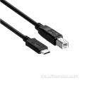 USB-C zu USB2.0-Druckertscanner MIDI-Kabel